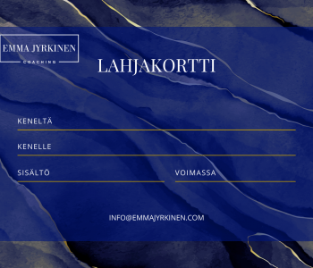 LAHJAKORTTI LAHJAKORTTI